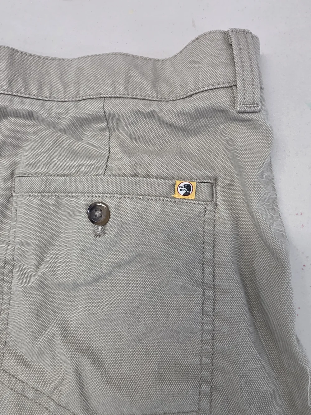 Duck Head Men's Light Tan Flat Front Shorts